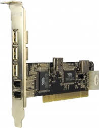 8717534006225 3 + 1 Port USB Card Via PCI Sweex