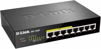 790069344176 Switch 8 PORT Gigabit Poe Desktop Switch DGS-1