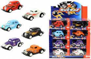 8714627210682 Petite Voiture A Friction En Metal Hot Rod  1 43 Toi Toys