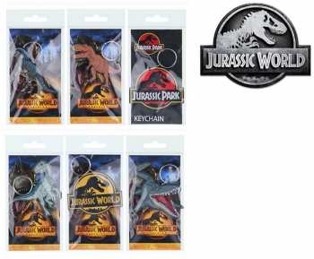 5038104132827 Porte Clef Logo Jurassic Park