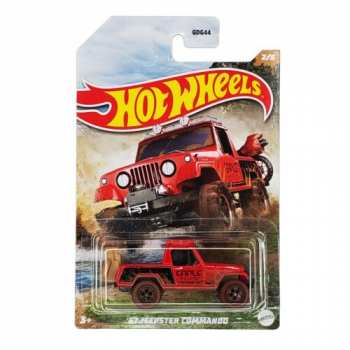 194735023295 Hot Wheels - Mud Runner - 57 Jeepster Commando 1 64