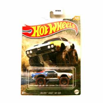 194735023486 Hot Wheels - Mud Runner - Olds 442 W-30 1 64