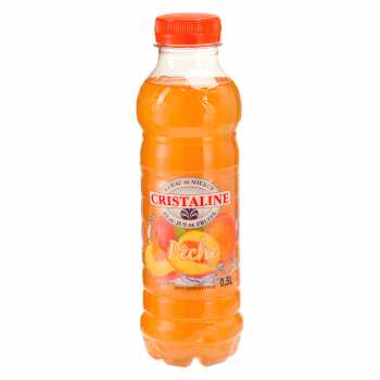 3254381048350 Cristaline Eau Au Jus De Fruits Peche 0.5l