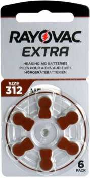 96178232 Pack De Piles Pour Aide Auditives Taille 312A PR41