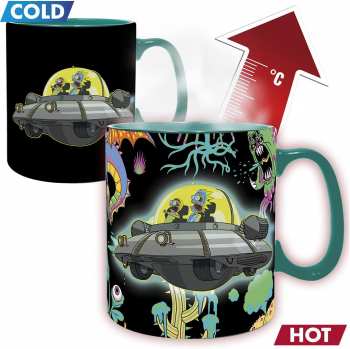 3665361016038 Rick And Morty - Vaisseau Spatial - Mug Thermoreactif 460ml