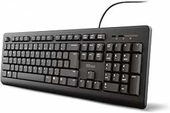 8713439241433 Trust Clavier Basique Layout Azerty Belge